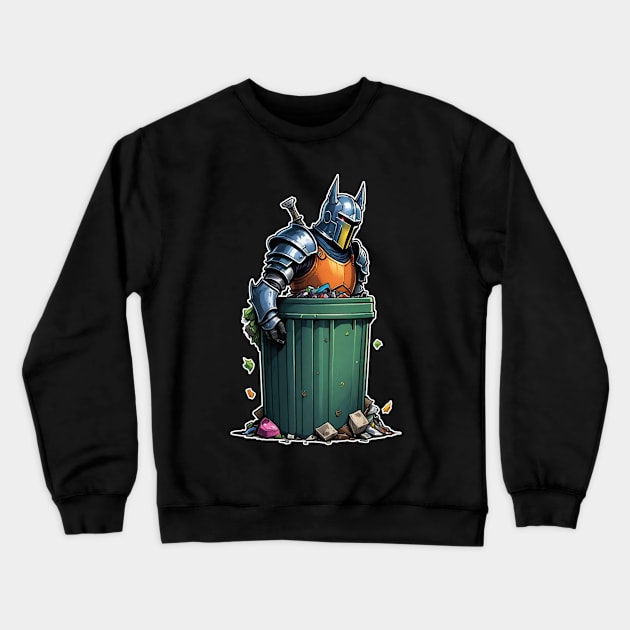 Garbage Knight 4 Crewneck Sweatshirt by Grave Digs